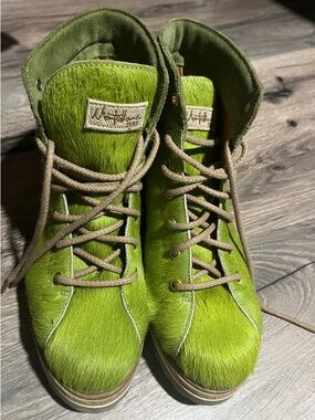 Montelliana 1965 Green High-Top Women's Boots